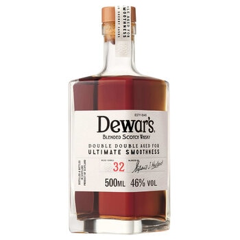 Dewars Double Double 32 Year Old Blended Scotch Whisky, 50cl Dewars Double Double 32 Year Old Blended Scotch Whisky, 50cl