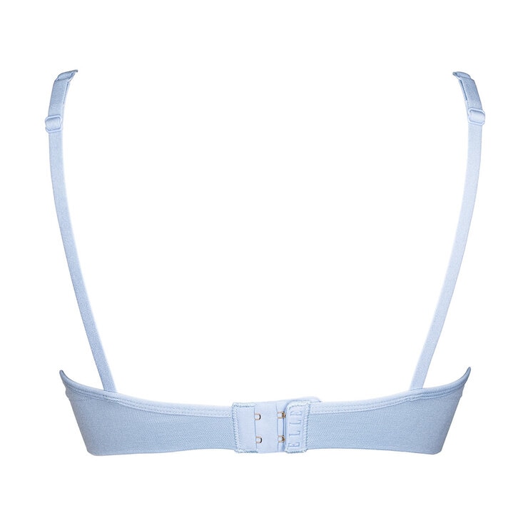 Elle Women's Seamless Bralette, 2 Pack in Blue Fog