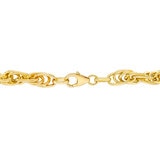 14ct Yellow Gold Mult-Link Twist Bracelet