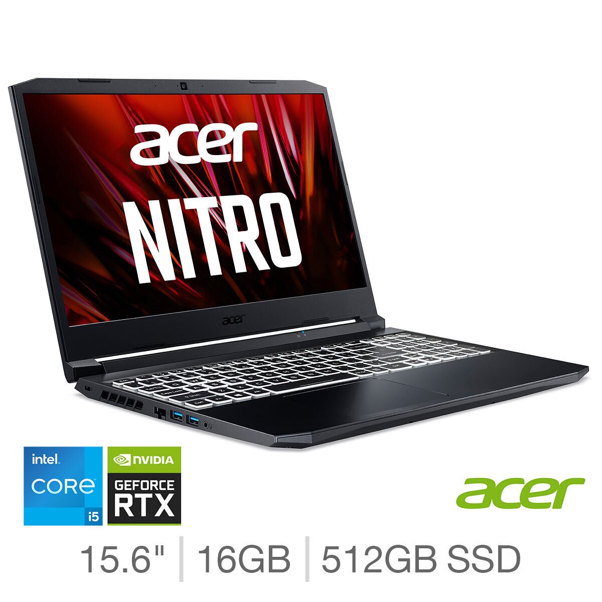 Acer Nitro 5, Intel Core i5, 16GB RAM, 512GB SSD, NVIDIA ...