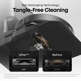 Lifestyle image of Eufy L60 Hybrid Robot Vacuum & Mop with Self-Empty Station with hair detangling technology