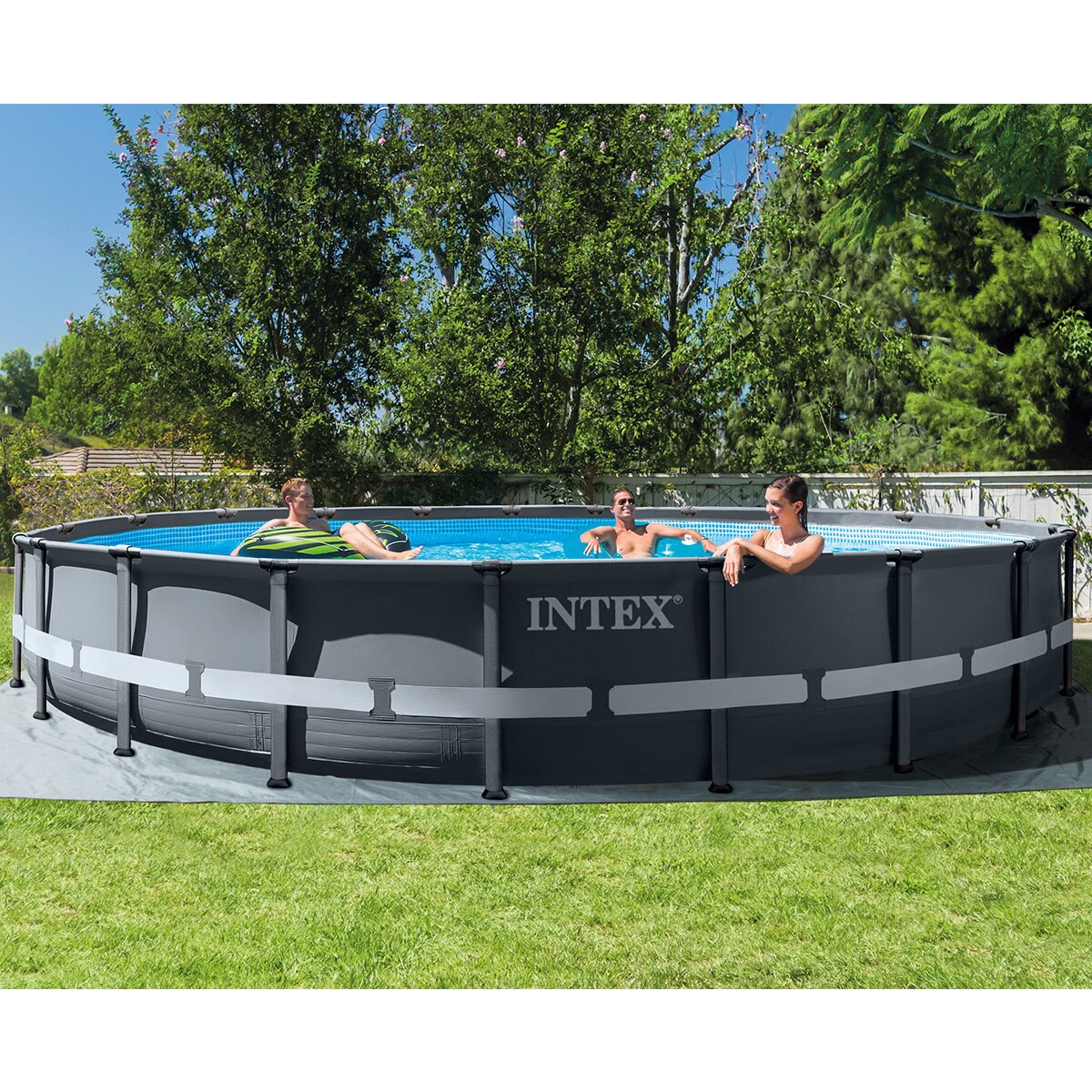 Intex 20ft (6.1m) x 48" (1.2m) XTR Round Ultra Frame Pool with Pump