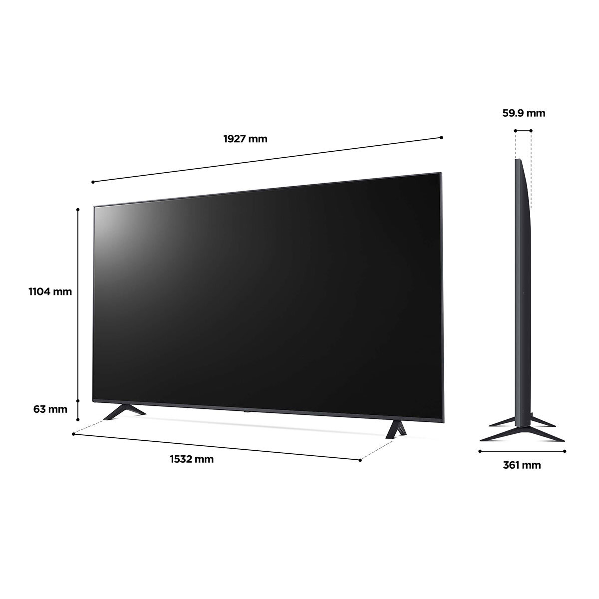 Buy LG 86UQ80006LB 86 inch 4K Ultra HD Smart TV at Costco.co.uk