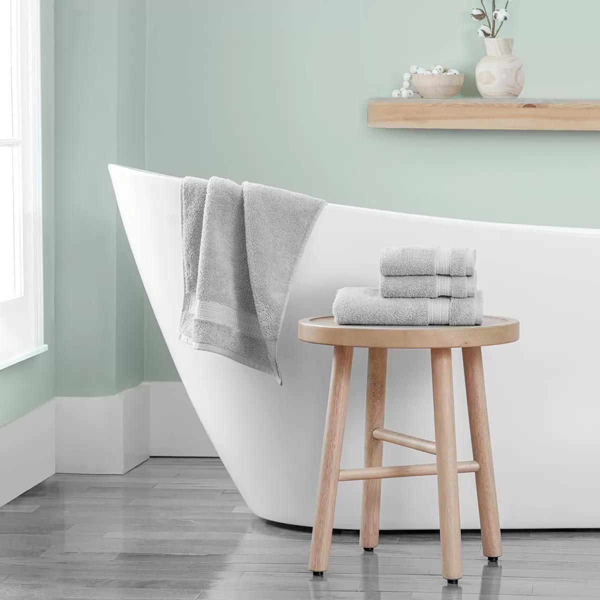 Lenzuola da bagno Grandeur 100% cotone igro, confezione da 2 in 4 colori - Foto 20 di 40