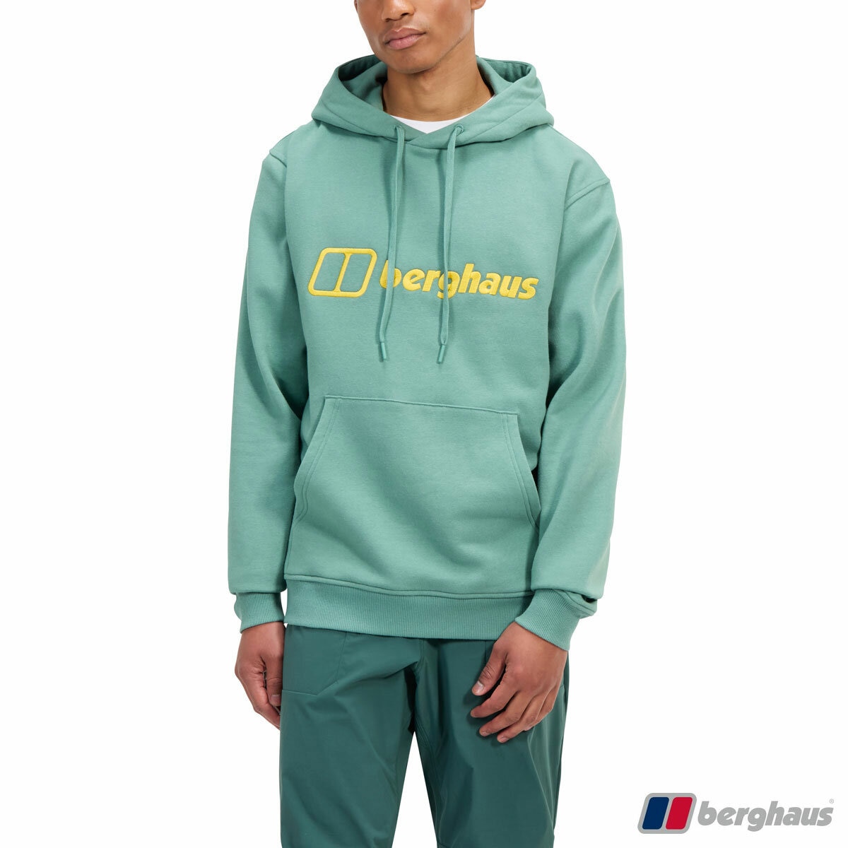 Berghaus Men's Logo Hoody in Green