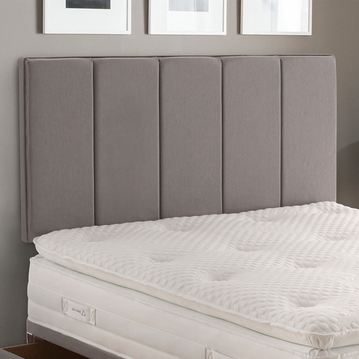 Silentnight Brescia Grey Fabric Headboard King Costco Uk