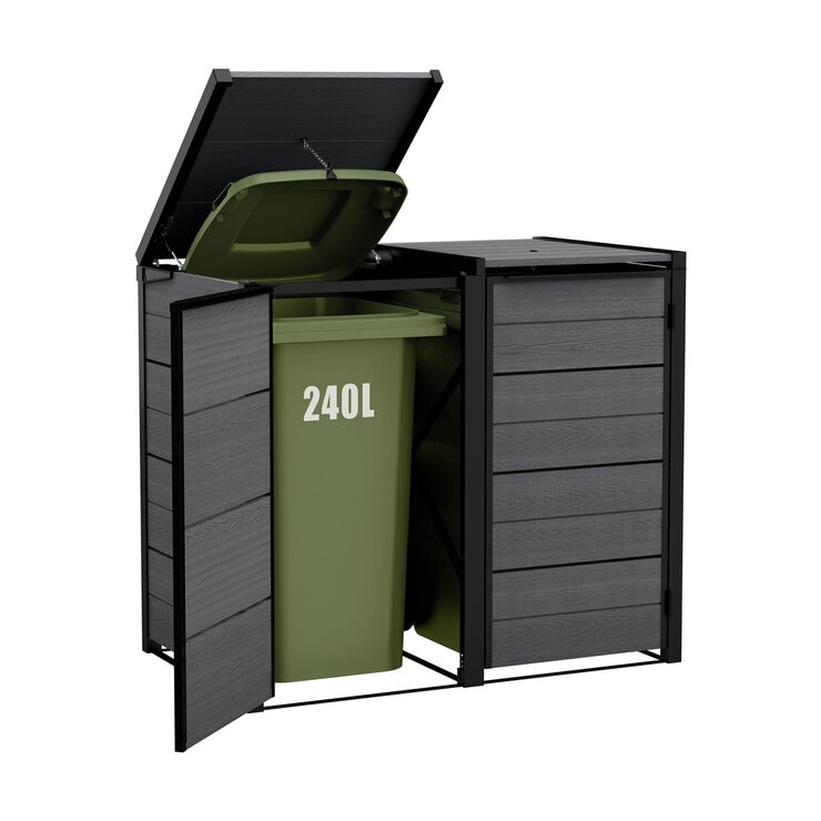 Keter Cortina Hide Away Bin Store (2 Sections) Keter Cortina Hide Away Bin Store (2 Sections)