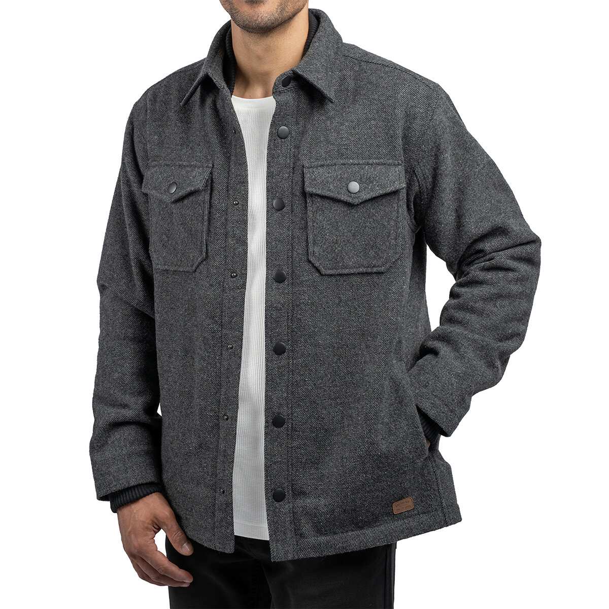 Jachs Sherpa Lined Shirt Jacket