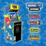 Graphic showing the different games on the machine