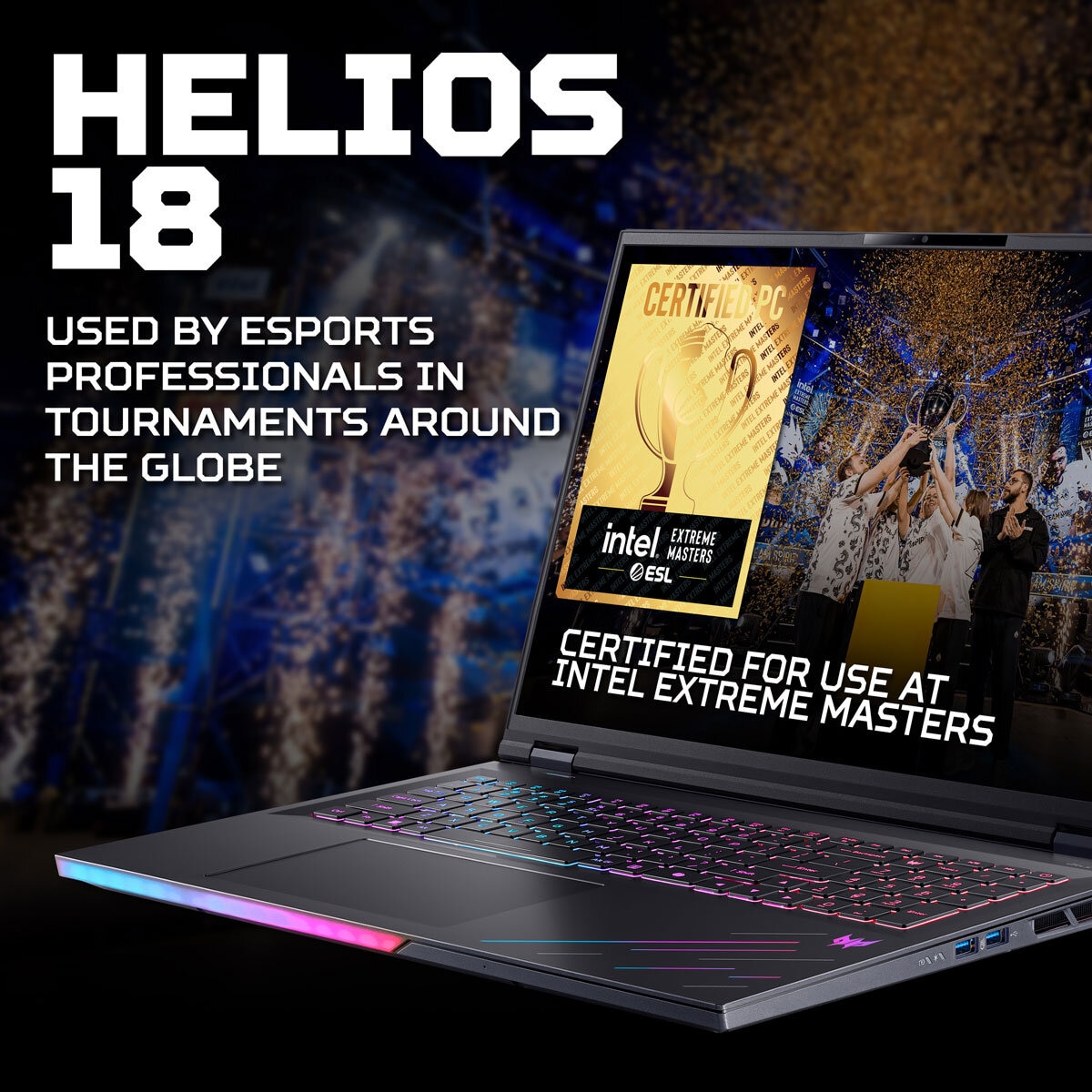 Acer Predator Helios 18, Intel Core Ultra 9, 64GB RAM, 1TB SSD NVIDIA GeForce RTX 5090, 18 Inch Gaming Laptop, NH.QVWEK.005