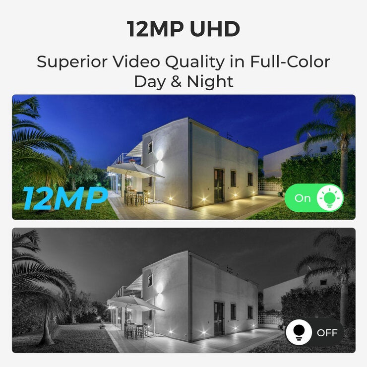 Reolink 12MP (4K+) UHD NVR PoE 16 x Channel / 8 x Turret Camera Kit with 4TB HHD Reolink 12MP (4K+) UHD NVR PoE 16 x Channel / 8 x Turret Camera Kit with 4TB HHD