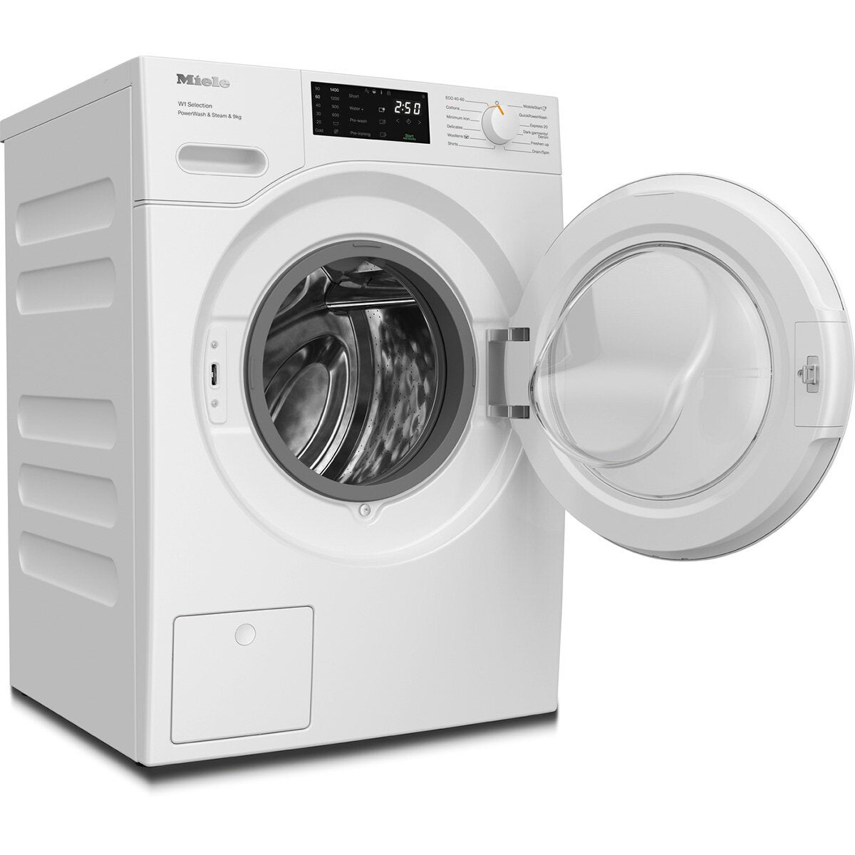 Miele WSD383 WCS, 9kg Washing Machine, A Rated in White Miele WSD383 WCS, 9kg Washing Machine, A Rated in White