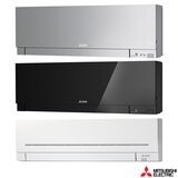 Installed Mitsubishi Zen Single Split Air Conditioning Unit for Domestic Use, Available in 3 kW Capacities & 3 Colours