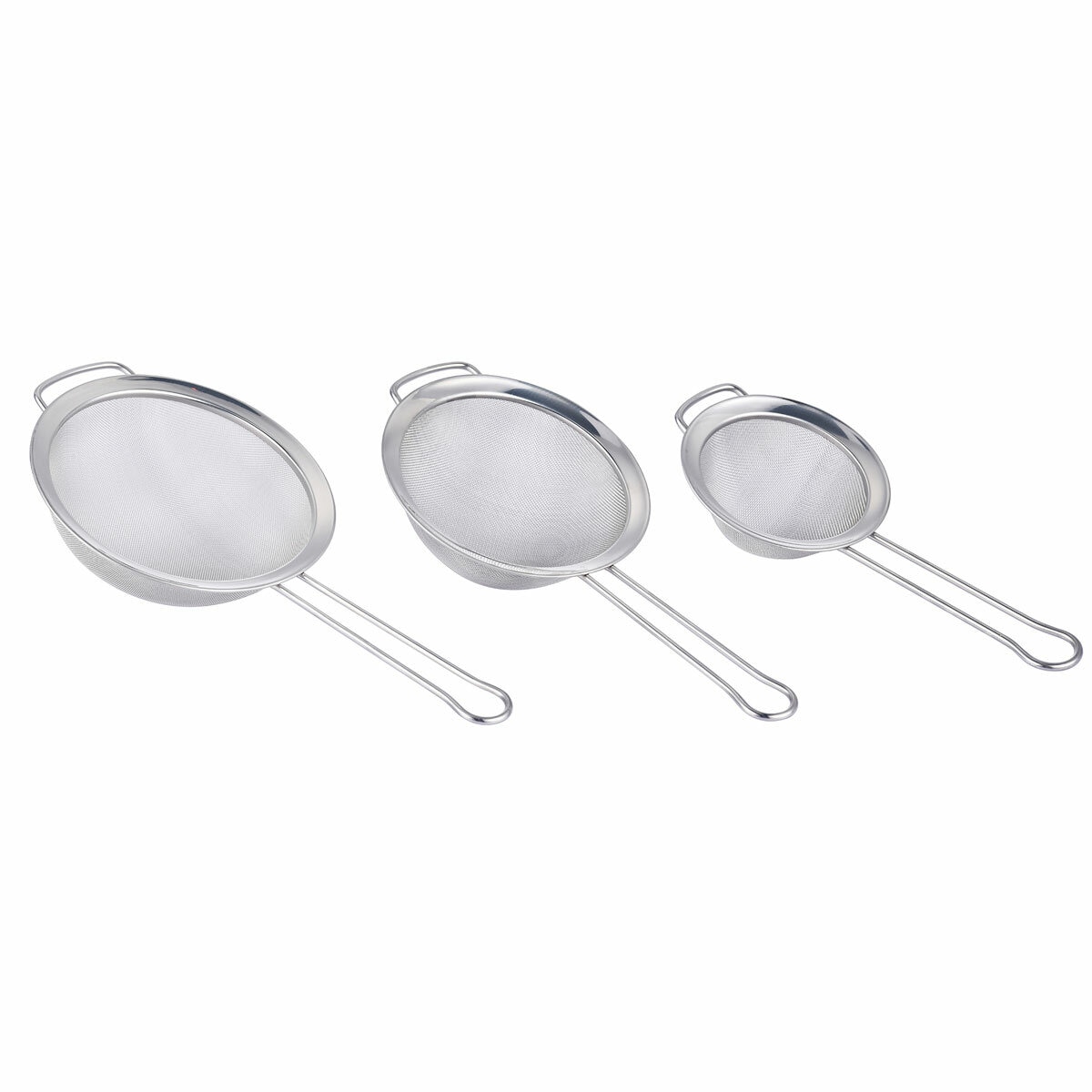 MIU Stainless Steel Mesh Strainer, 3 Piece Set MIU Stainless Steel Mesh Strainer, 3 Piece Set