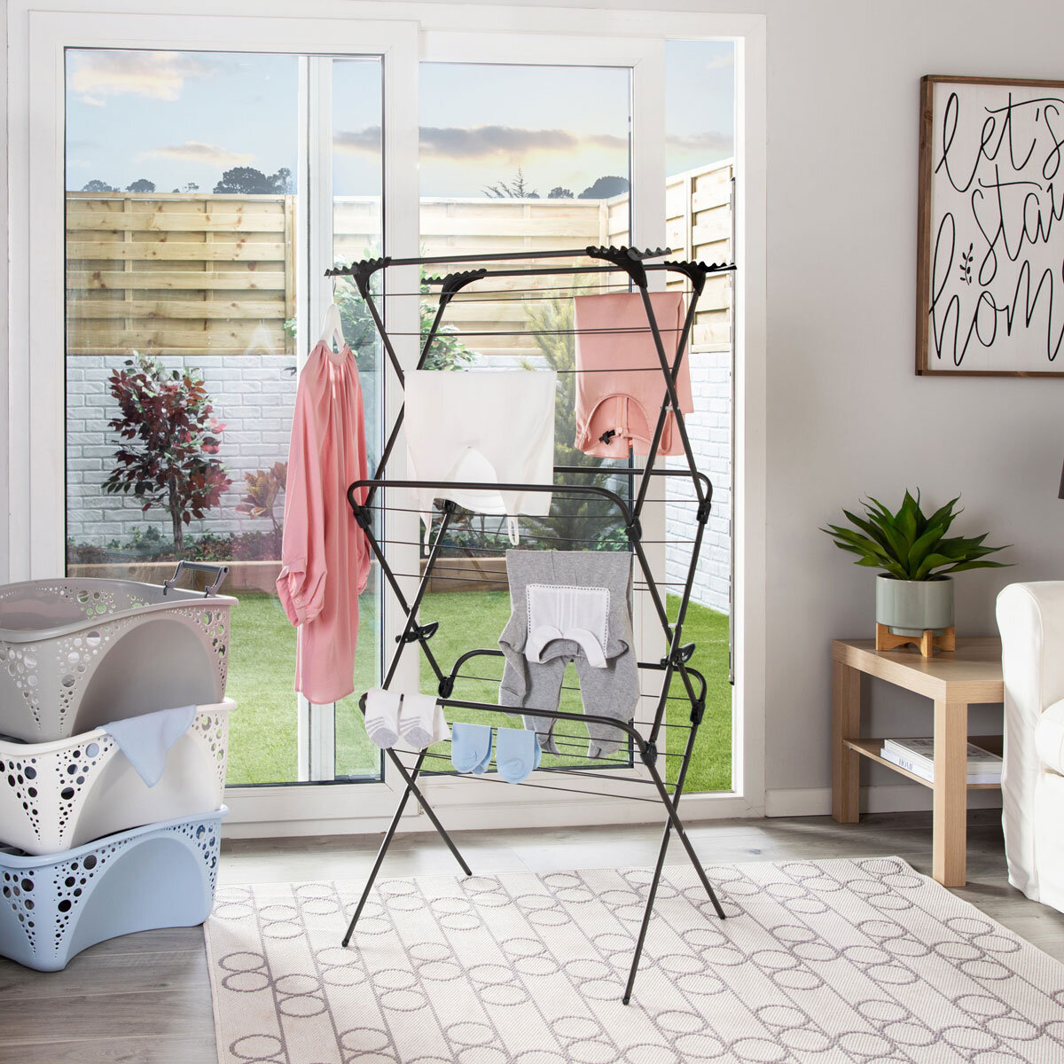 Minky Premium Sure Grip 3 Tier Clothing Airer, 21m