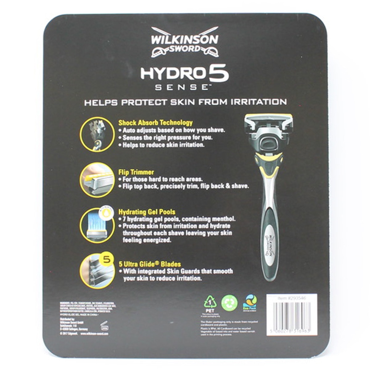 Wilkinson Sword Hydro 5 Sense, 8 Blades + Razor Costco UK