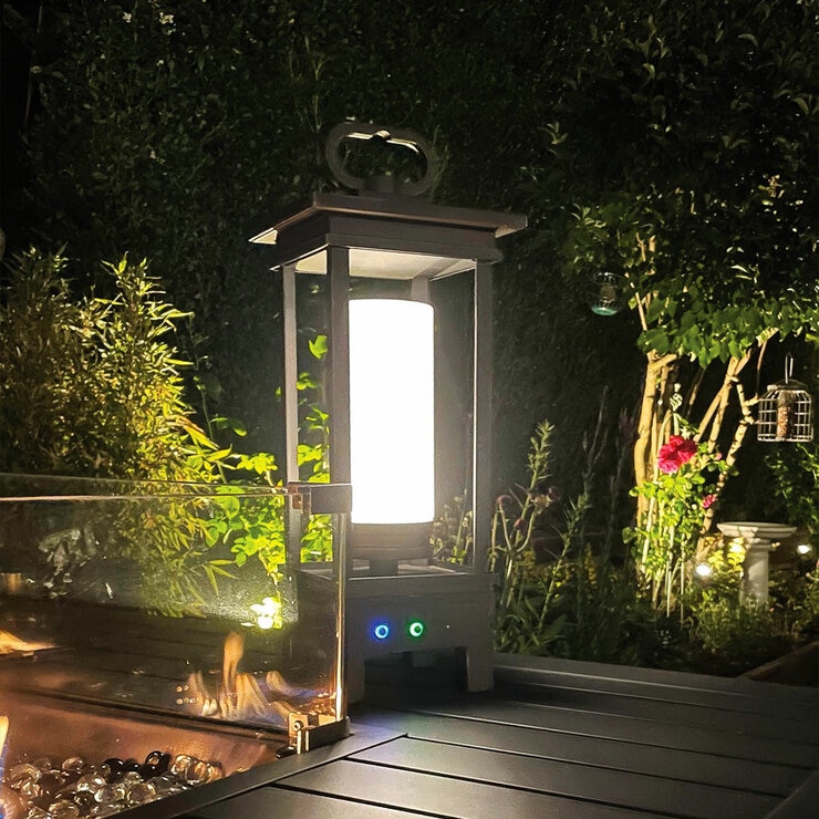 Kichler South Hope Portable Bluetooth Speaker Lantern - Rubbed Bronze