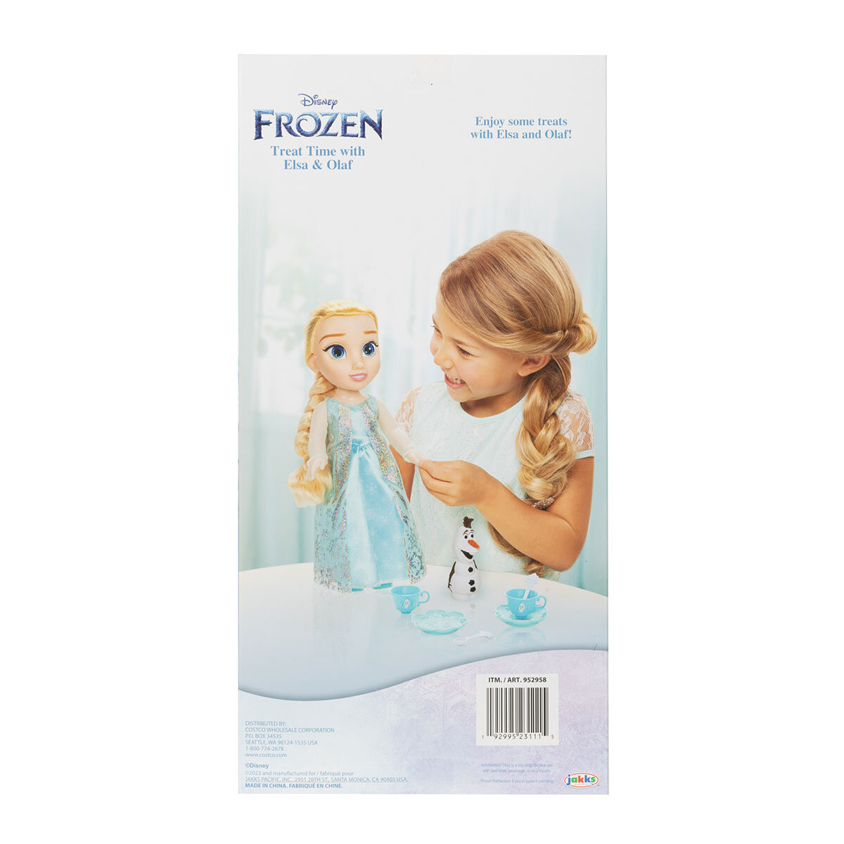 Buy Disney Tea Time Party Doll Elsa & Olaf Side Box Image at Costco.co.uk