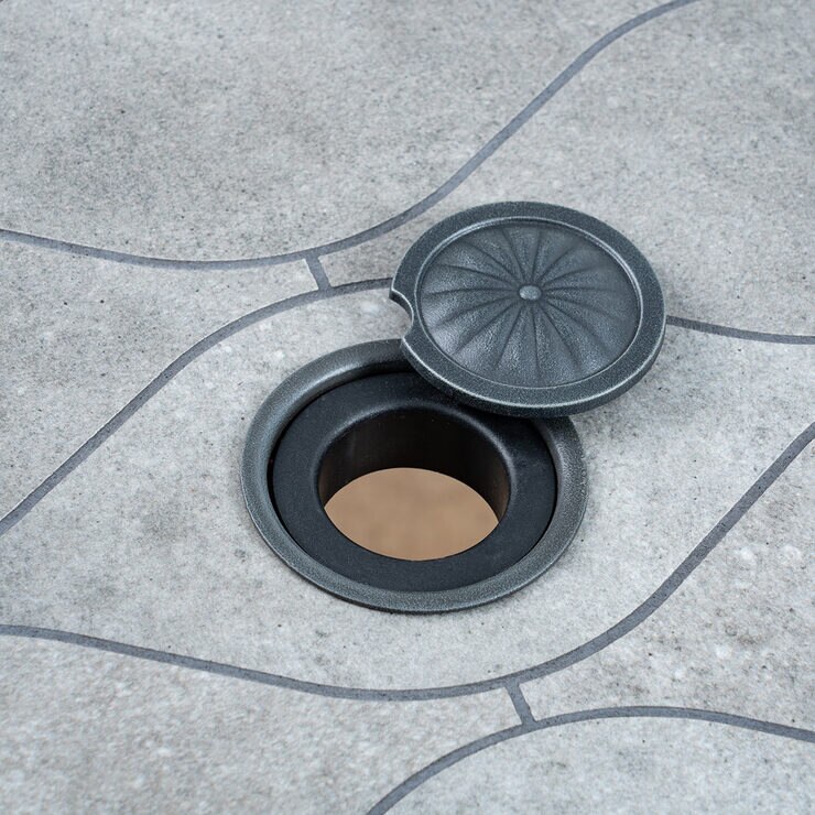 SunVilla Indigo 9 Piece Woven Dining Patio Set + Cover Costco UK