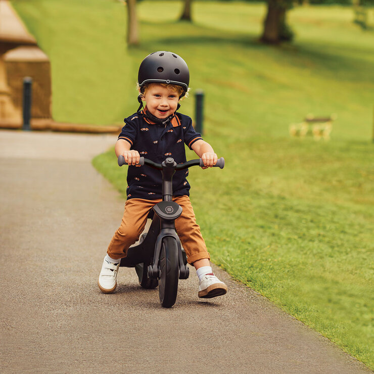 Buy Globber Explorer Trike 4 in 1 Deluxe Play Grey Lifestyle Image at Costco.co.uk