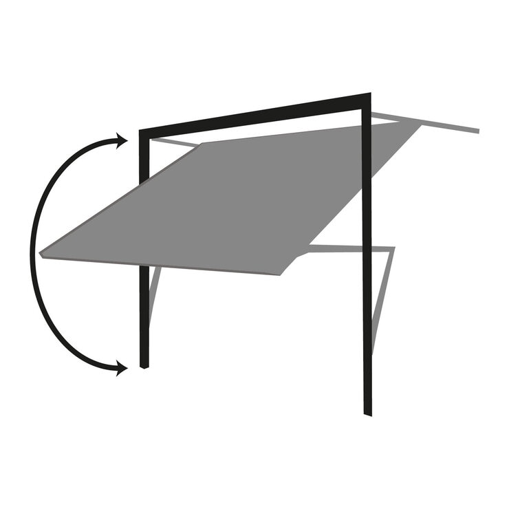 Cardale Europa Single Garage Door Retractable Canopy With Installation and Motor in 3 Colours