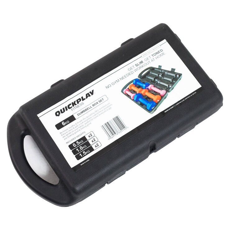 QUICKPLAY 6kg Neoprene Dumbbell Set Costco UK