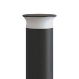 Close up image of bollard on white background