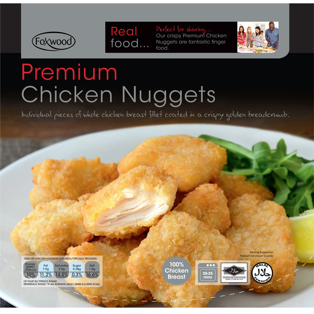 Foxwood Chicken Nuggets Packaging