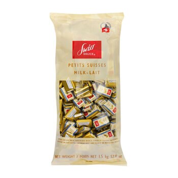 Swiss Delice Petits Swisses Milk Chocolate, 1.5kg