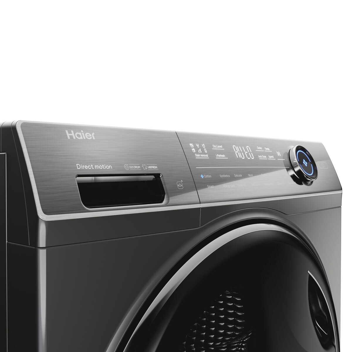 Haier I-Pro Series 7 HWD10BD14979SNUK, 10/6KG Washer Dryer, D Rated in Graphite