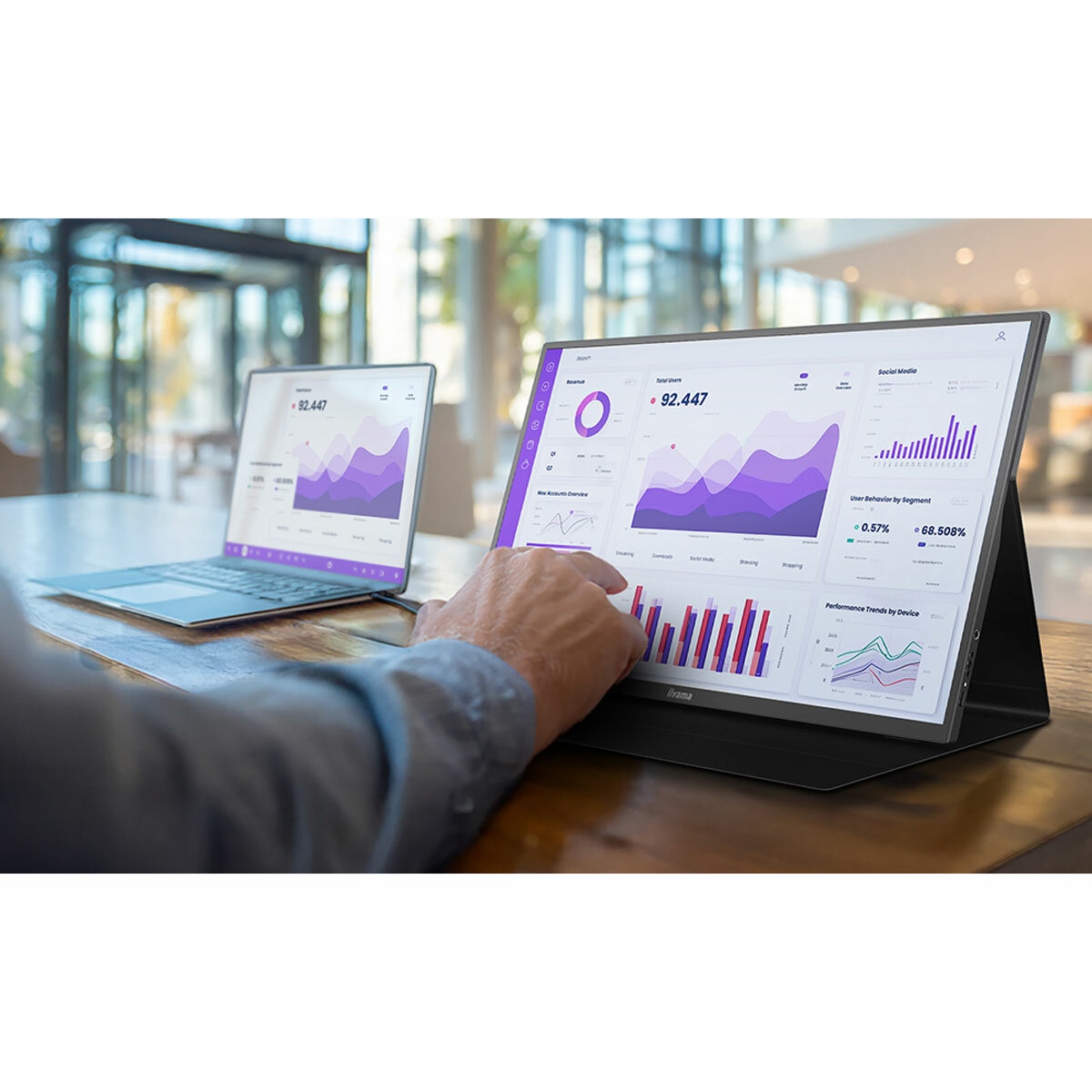 iiyama, 16 Inch, FHD, IPS, Portable Monitor, P1671HSC-B1