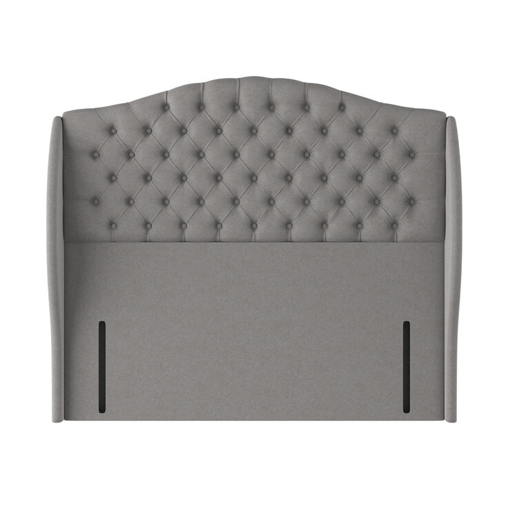 Sealy Richmond Silver Fox Fabric Full Height Headboard, Double