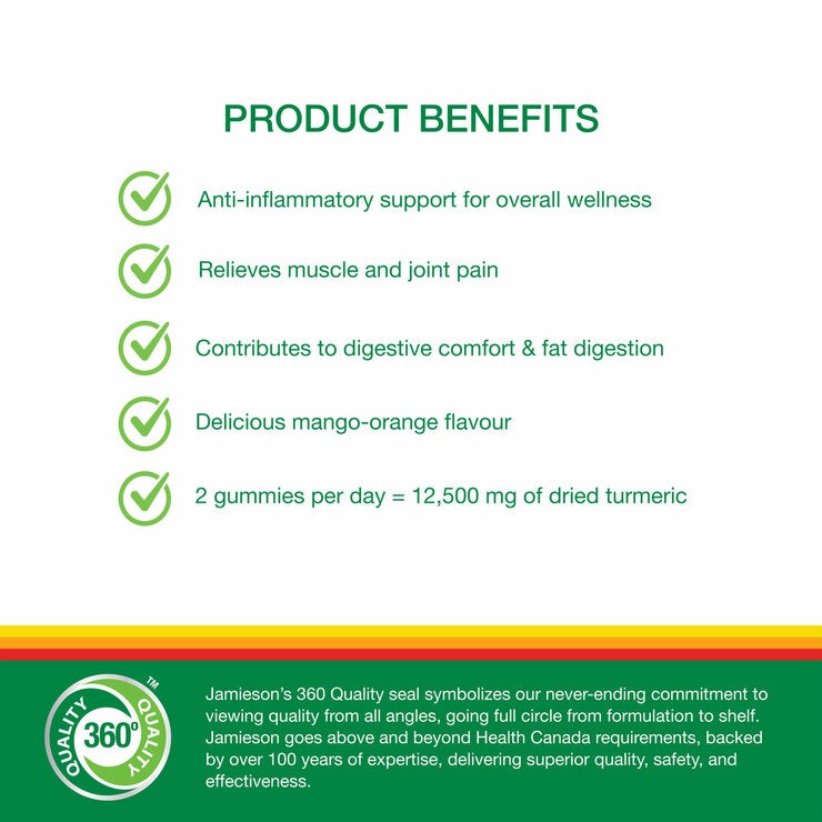 Jamieson Turmeric Gummies Product Benefits Jamieson Turmeric Gummies Product Benefits
