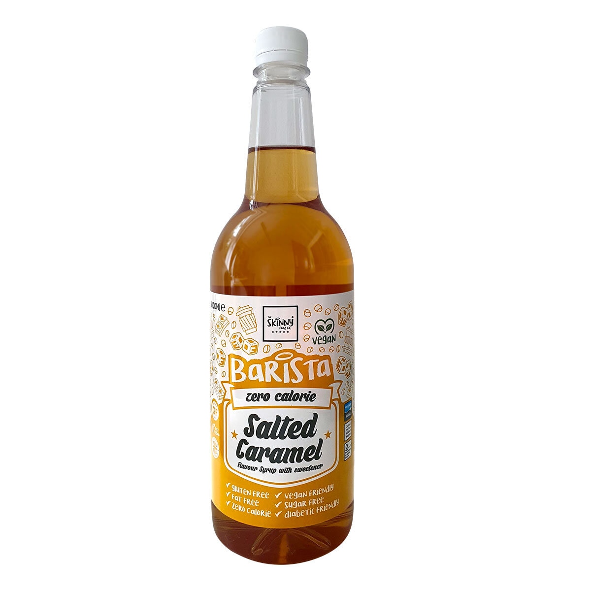 Skinny Food Co. Salted Caramel Coffee Syrup, 1L Costco UK