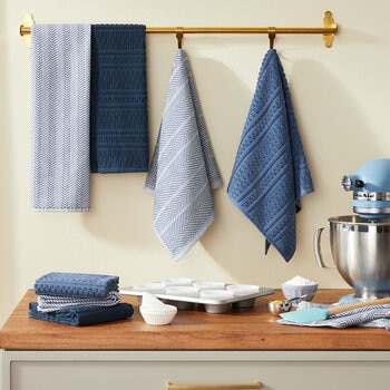 KitchenAid Kitchen Towels Set 8 Pack, in 2 Colours