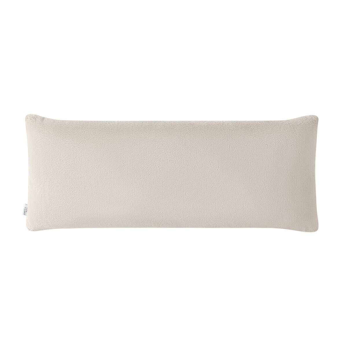 Casual Living Faux Fur Body Pillow in Beige, 50 x 121 cm