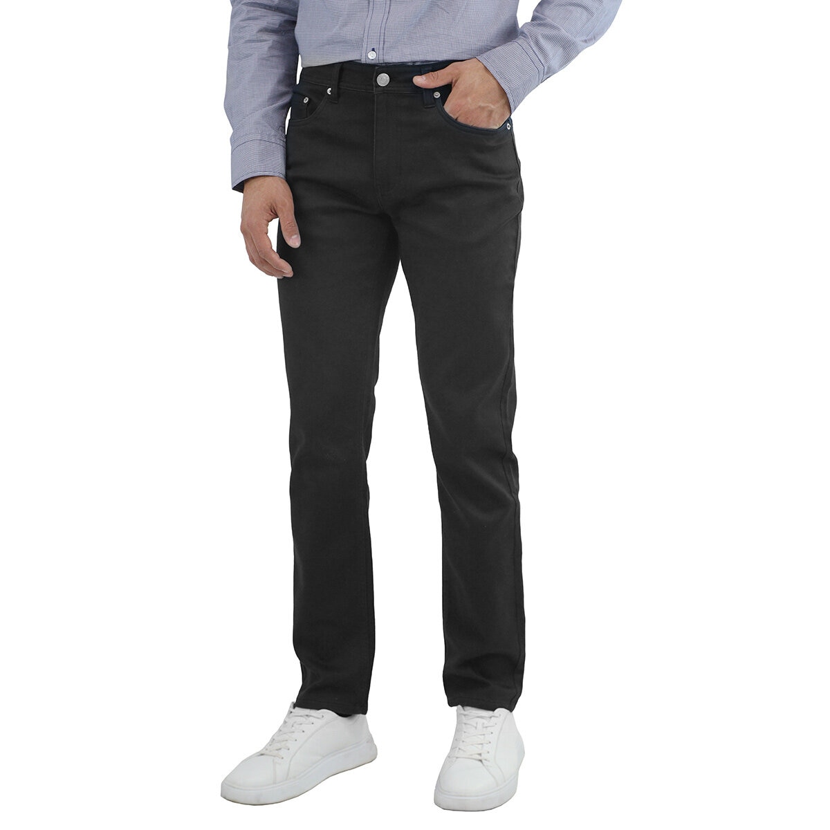 Jachs Men's Summer Commuter 5 Pocket Pant in Black W32 L34