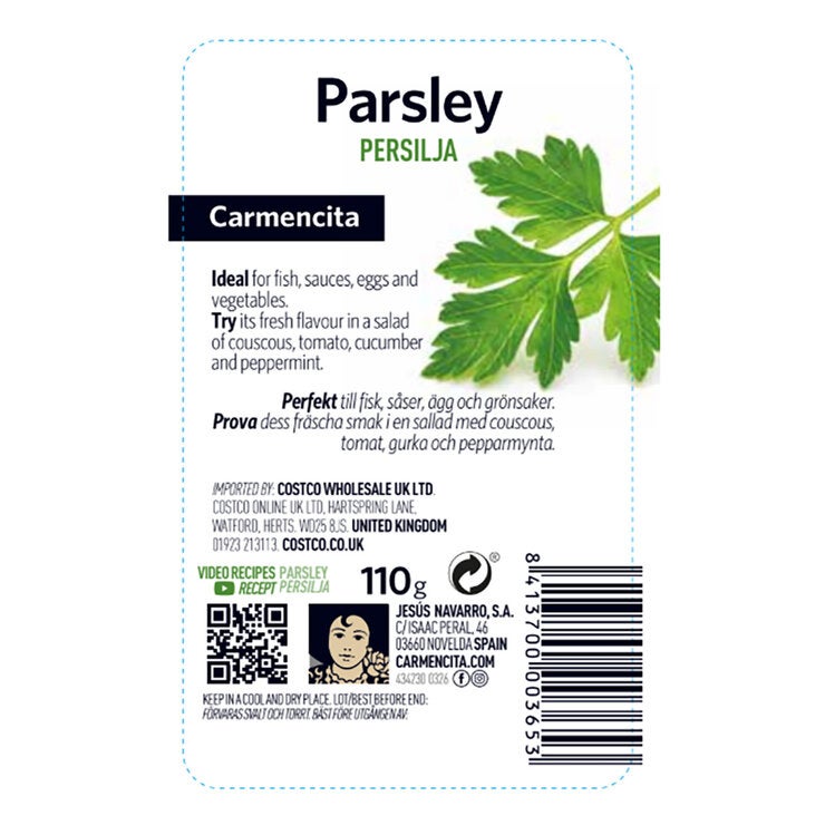 Carmencita Parsley, 110g Carmencita Parsley, 110g