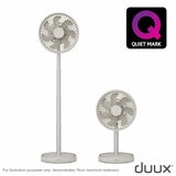 Front profile of Duux Rize Fan in White
