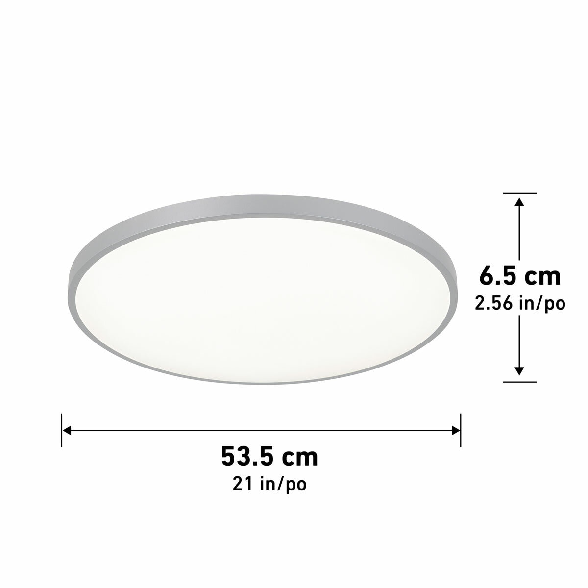 Artika Europa 21" (53cm) Flush Mount Ceiling Light with Remote Control