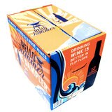 Cut out image of wine selection box on white background