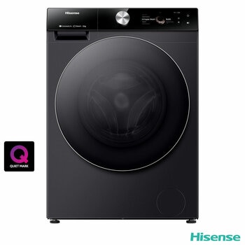 Hisense WF7S1247BB, 12kg, 1400rpm, Washing Machine A Rating in Black