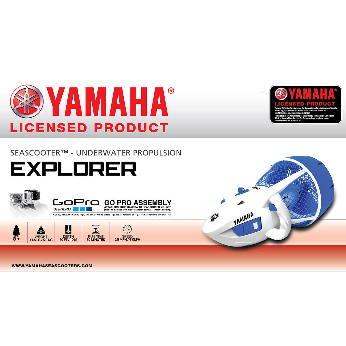 Yamaha® Explorer Underwater Seascooter (8+ Years)
