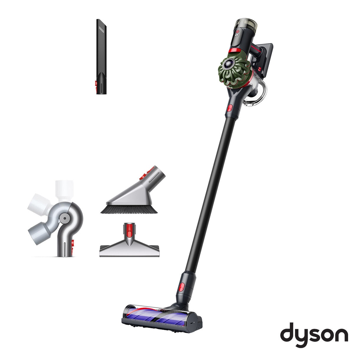 Dyson V8 Cyclone Cordless Stick Vacuum With Furniture Cleaning Kit Dyson V8 Cyclone Cordless Stick Vacuum With Furniture Cleaning Kit