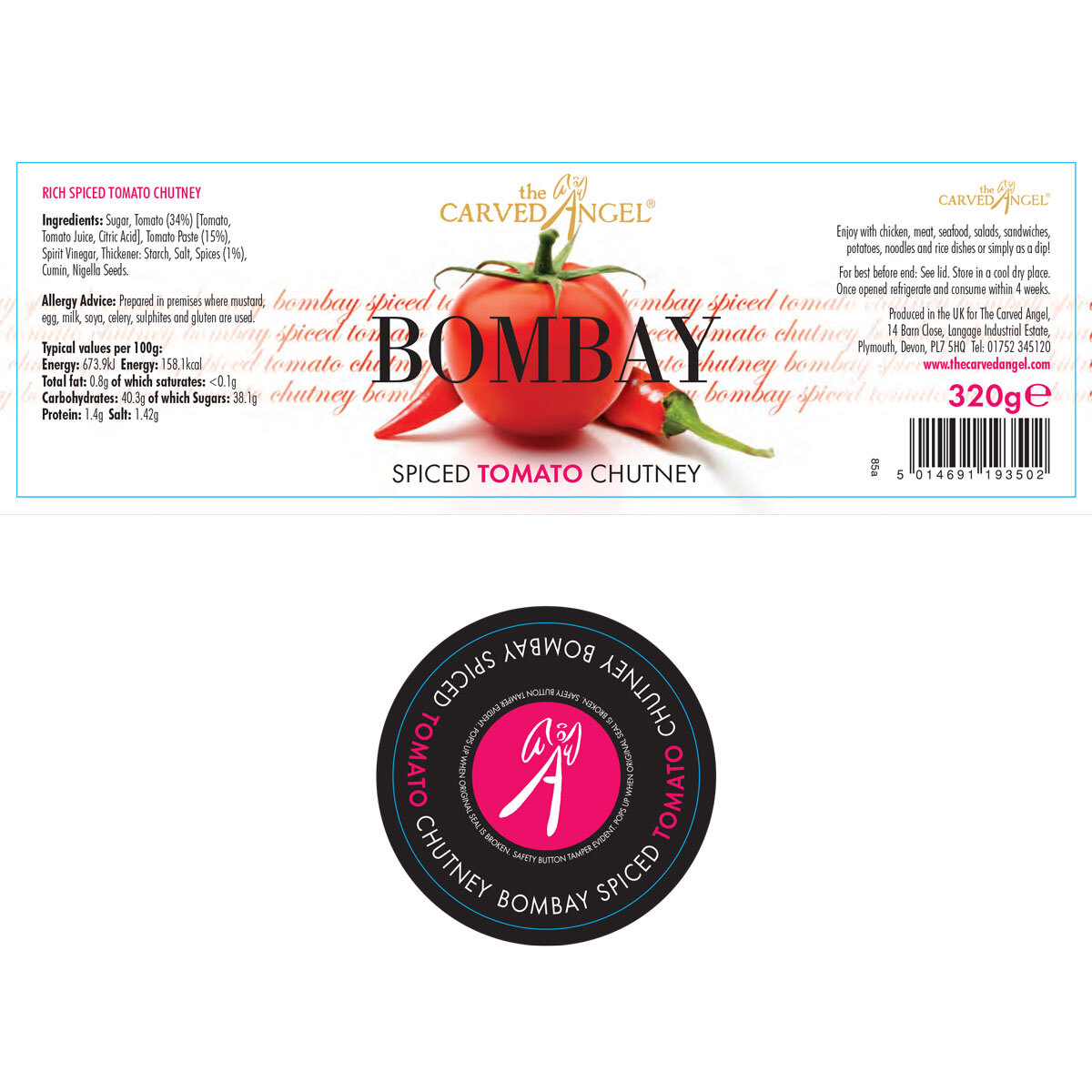 Bombay Tomato Chutney ingredients
