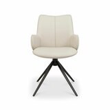 Bentley Designs Rowan Beige Faux Leather Dining Chair