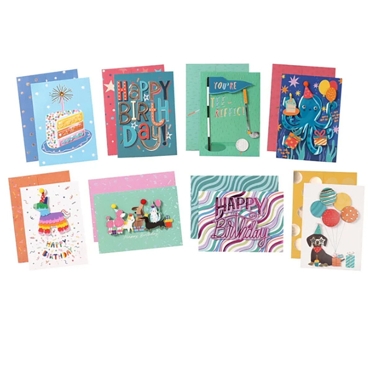 All Occasion Handmade Greeting Card, 40-count