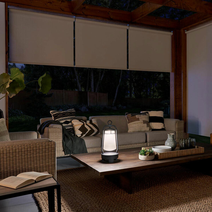 Kichler Lyndon Portable Bluetooth Speaker Lantern - Textured Black