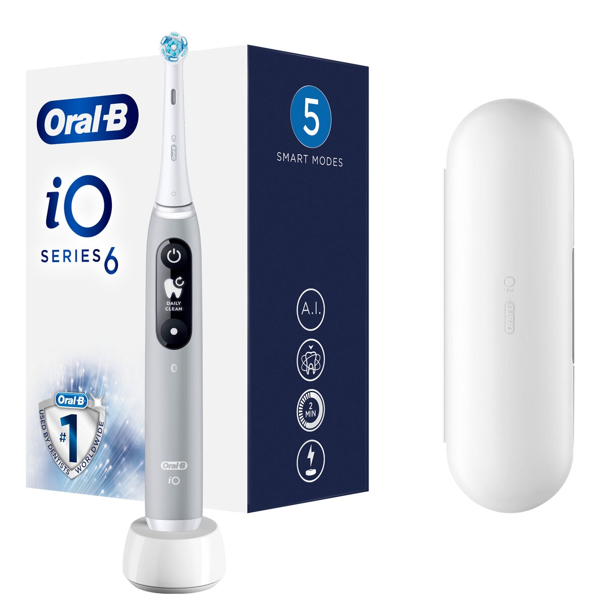 Oral B iO Series 6 Ultimate Clean Electric Toothbrush Grey