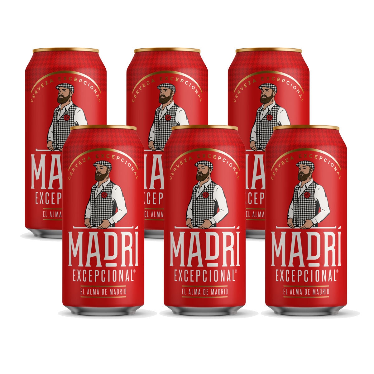 Madri Exceptional Premium Lager 6 x 4 x 440ml